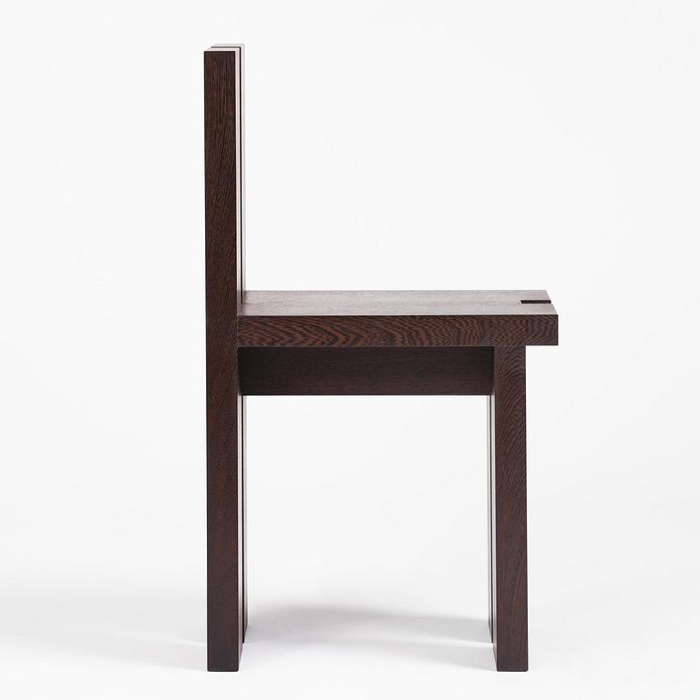 Nick Ross, a "P-A chair 03", ed. 1/8, executed in his own studio, Stockholm, 2024.