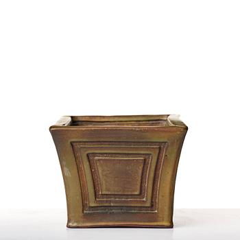 Wilhelm Kåge, a "Farsta" stoneware vase, Gustavsberg studio, Sweden 1952.