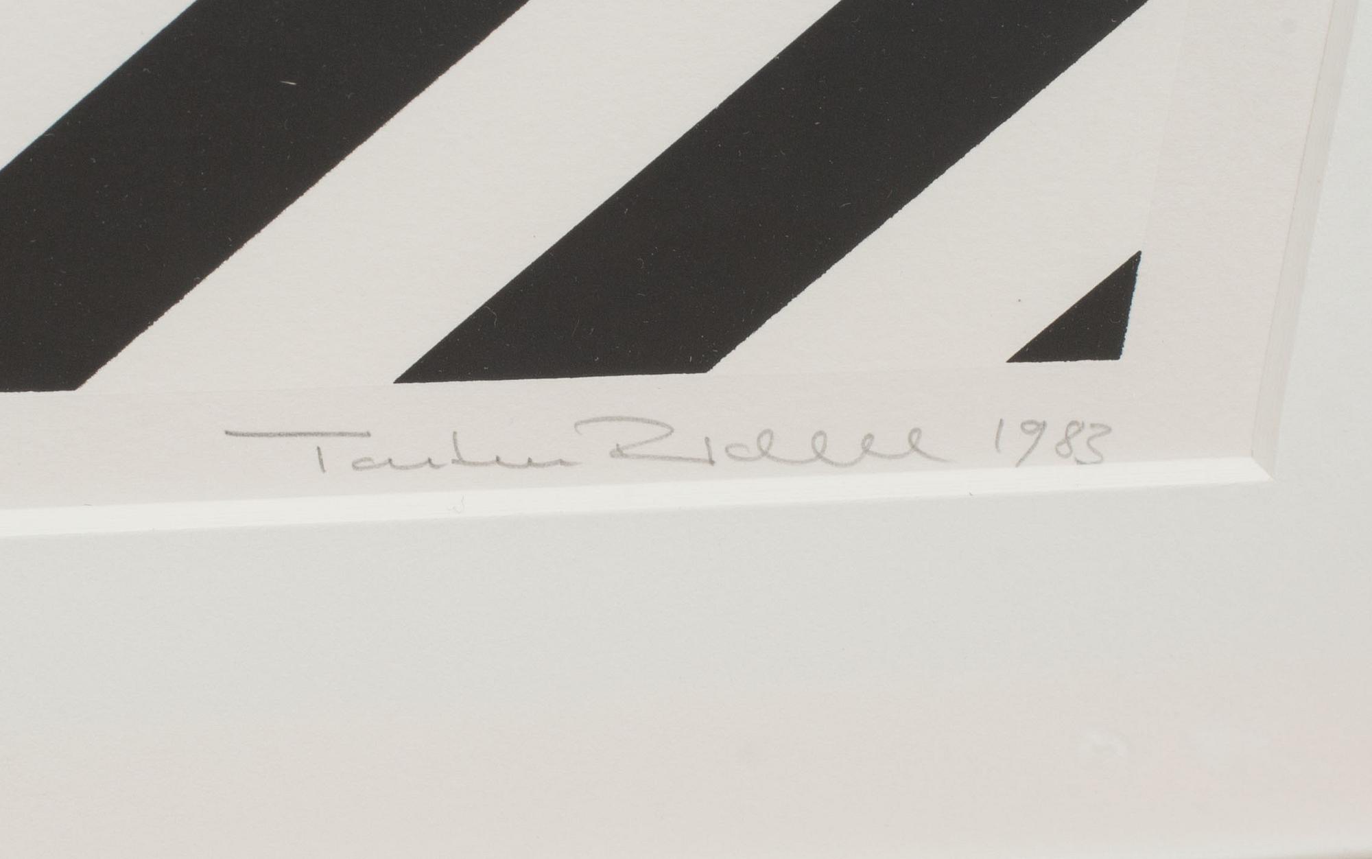 TORSTEN RIDELL, serigrafier, 2 st, signerade, daterade 1983 samt numrerade 28/33 och 24/33..