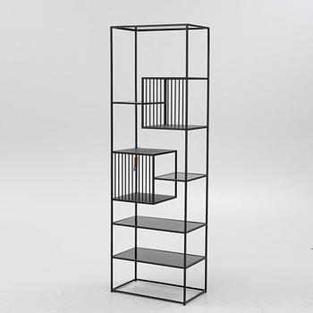 Birgitte Rømer, a 'Denver' steel bookcase from Muubs.