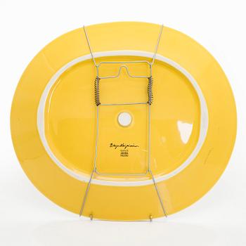 Birger Kaipiainen, decoration plate, 'Florence'-series, signed Birger Kaipiainen, Arabia Finland.