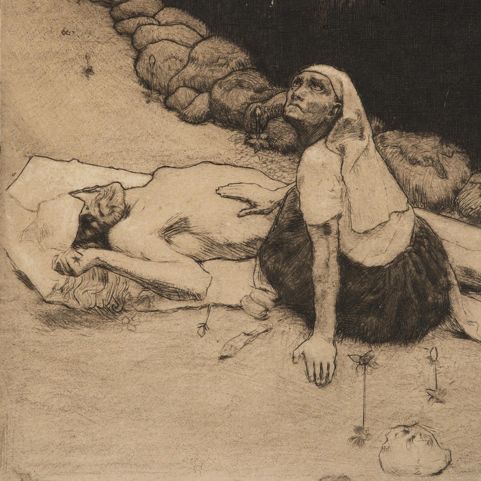 Akseli Gallen-Kallela, "Lemminkäinens Moder".