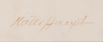 MATTI HAUPT, pastel, signed.