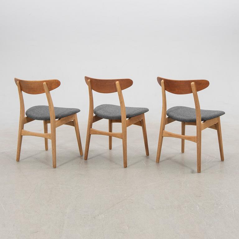 Hans J. Wegner, Chairs 6 pcs, "CH-30", 1950s-60s.