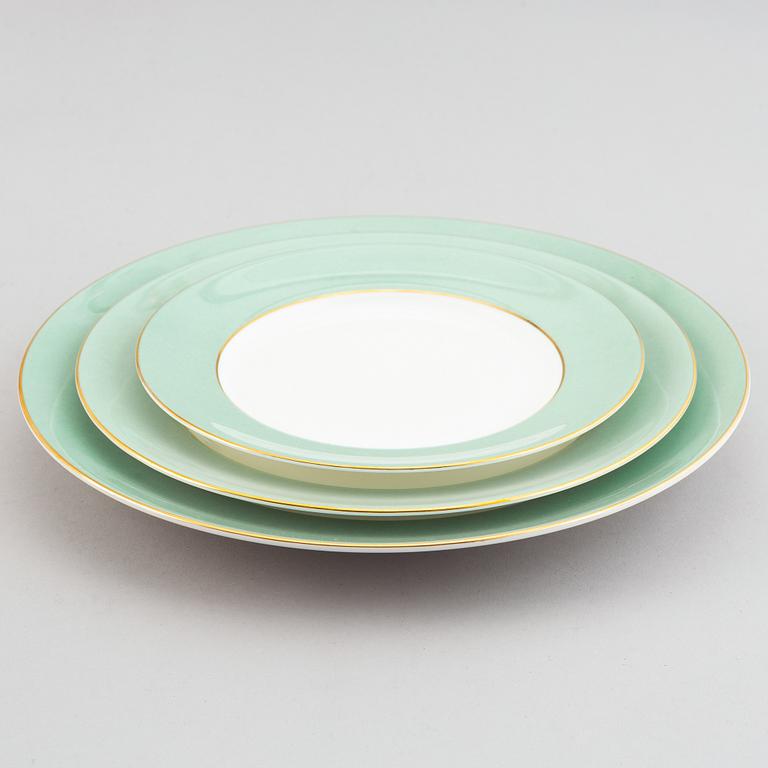 52 pieces Karin Björquist, "Paris", porcelain, Gustavsberg.