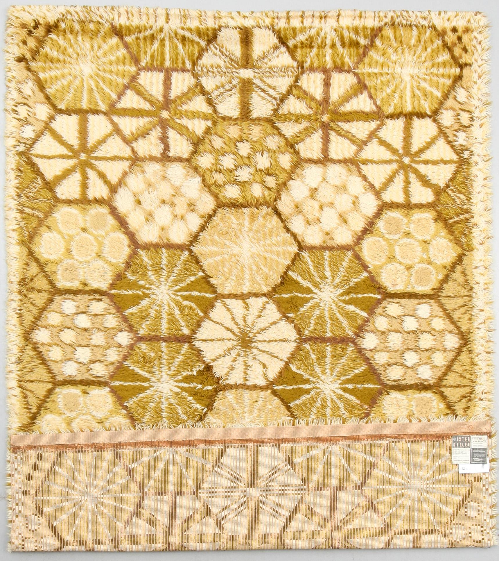 MATTA, rya, "Stjärnor", Marianne Richter, Östergyllen. 230 x 165.