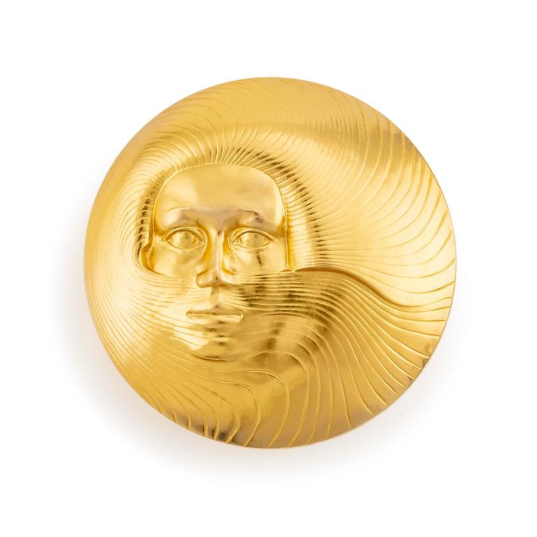 Kauko Räsänen, commemorative medal, 18K gold, Sporrong, 1972, numbered 062/300, total weight 447 g.