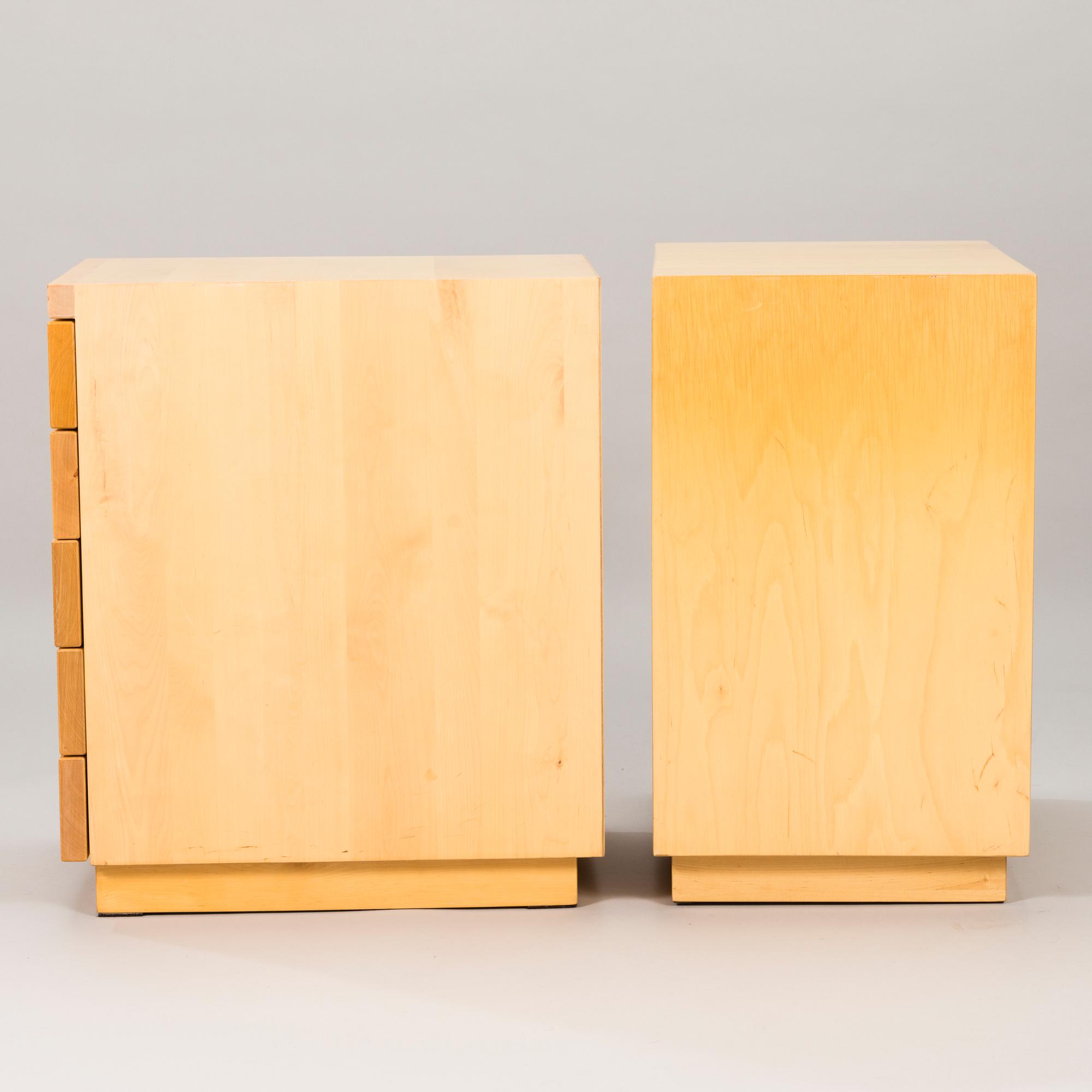 ALVAR AALTO, Two chest of drawers from Artek, Finland.
