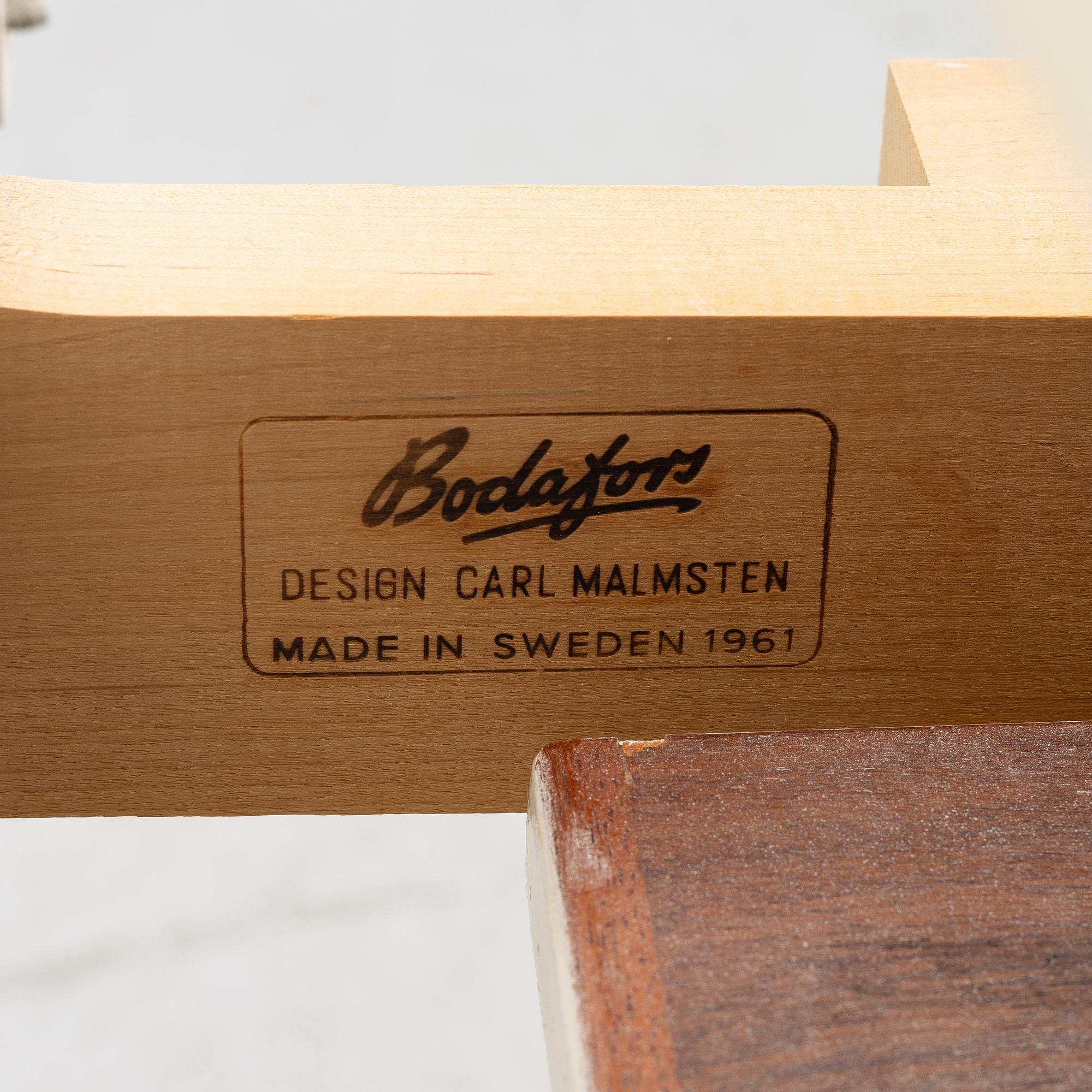 Carl Malmsten, Dining set, 7 pieces, "Herrgården", Bodafors, 1961.