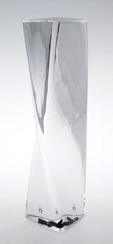 PÅL SVENSSON, skulptur, glas "Twister" Pukeberg 2005. Numrerad 28/50.