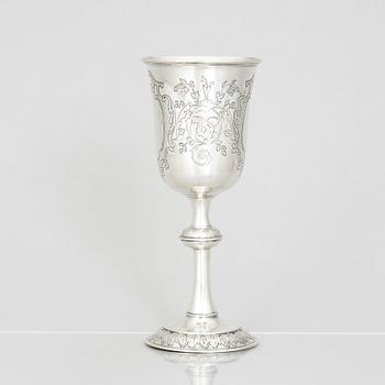 A late 19th/early 20th century  silver cup, Copenhagen. Unclear makers mark.