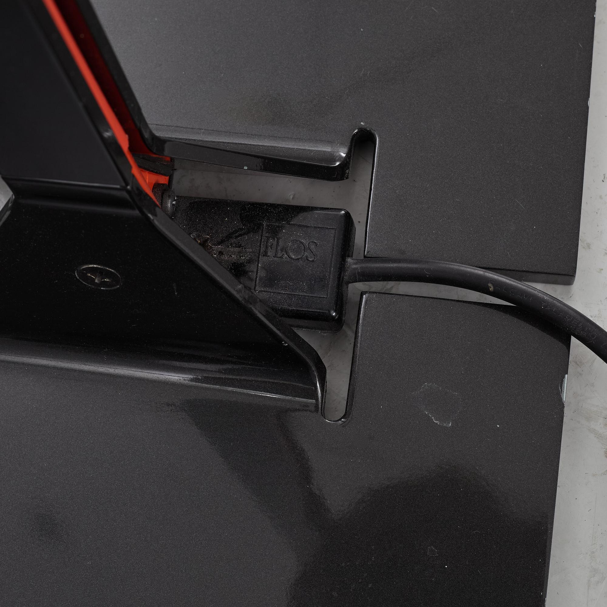 Tobia Scarpa, a pair of 'Papillona' floor lamps, Flos, Italy.