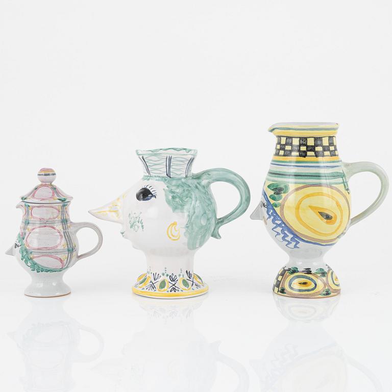 Björn Wiinblad, figuriner, 5 st, Danmark.