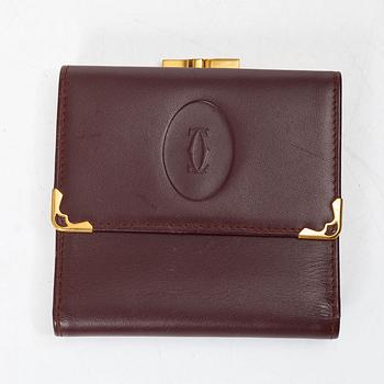 Cartier, Vintage bag and wallet.