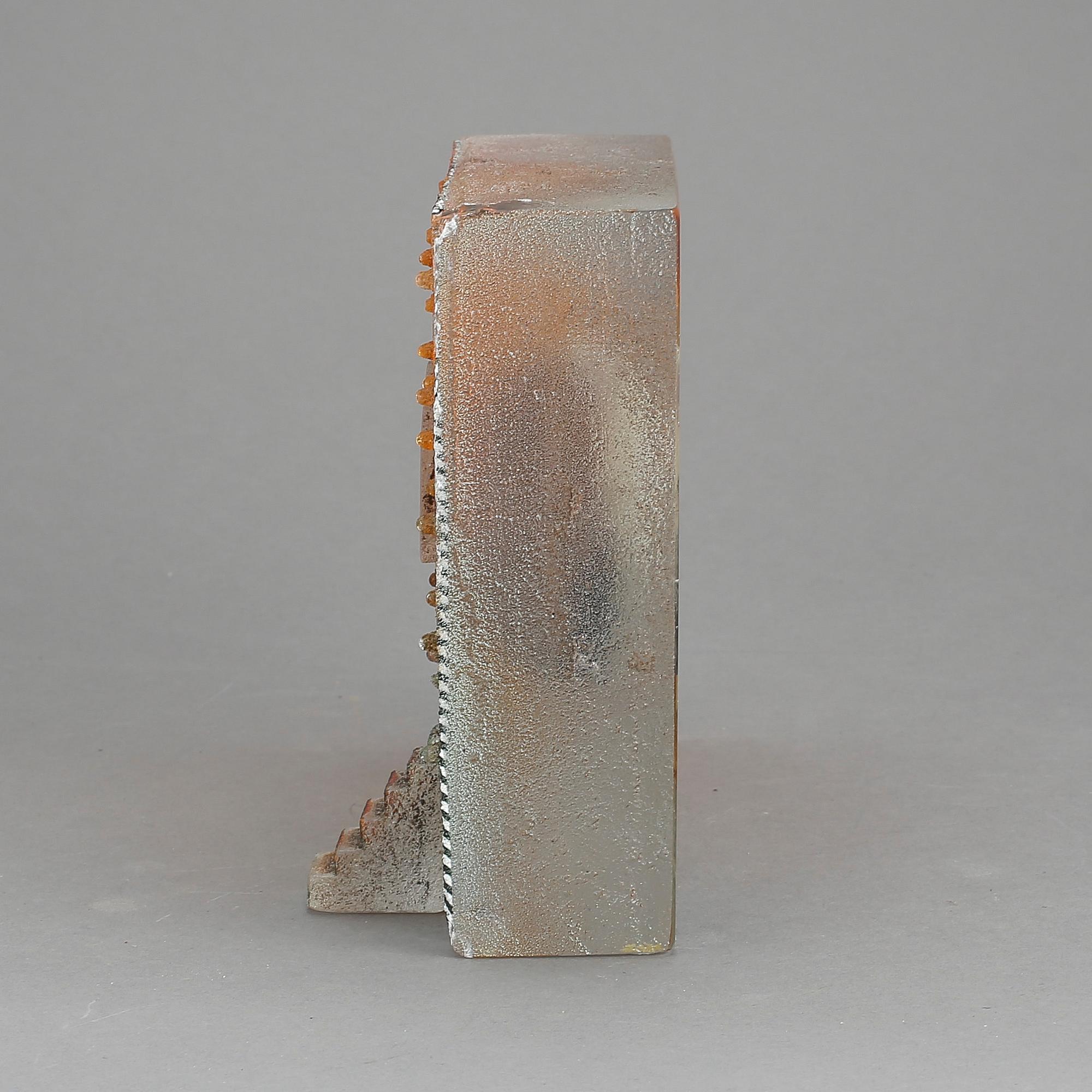 BERTIL VALLIEN, skulptur, glas, Kosta Boda, signerad och numrerad 6/60.
