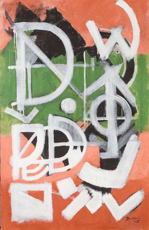 EINO RUUTSALO, akryyli kankaalle, signeerattu ja päivätty -85.