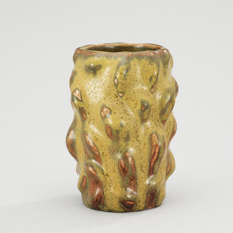 An Axel Salto stoneware vase, Royal Copenhagen, Denmark.