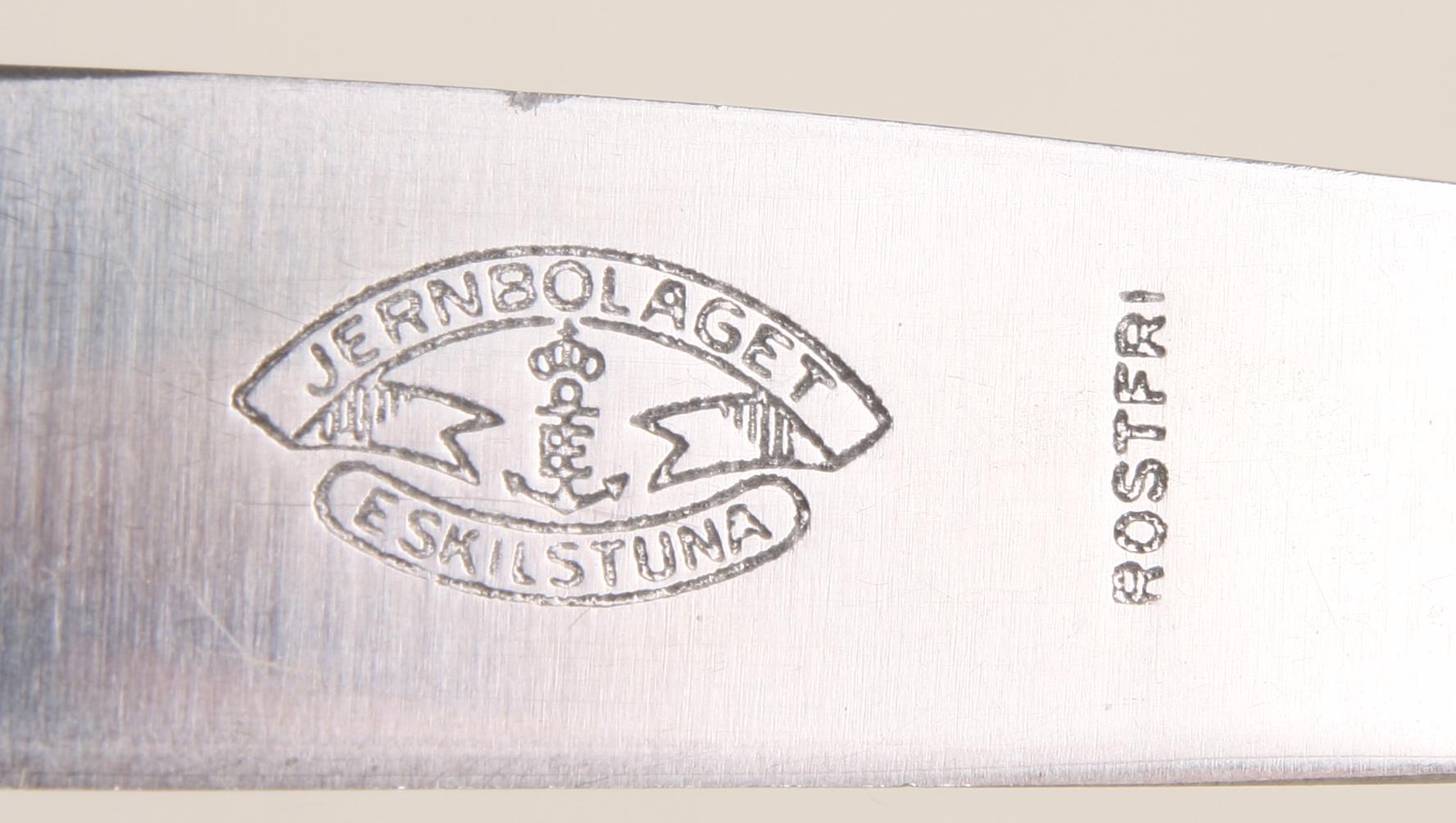 MATKNIVAR, 12 st. Silver, modell "Vasa".