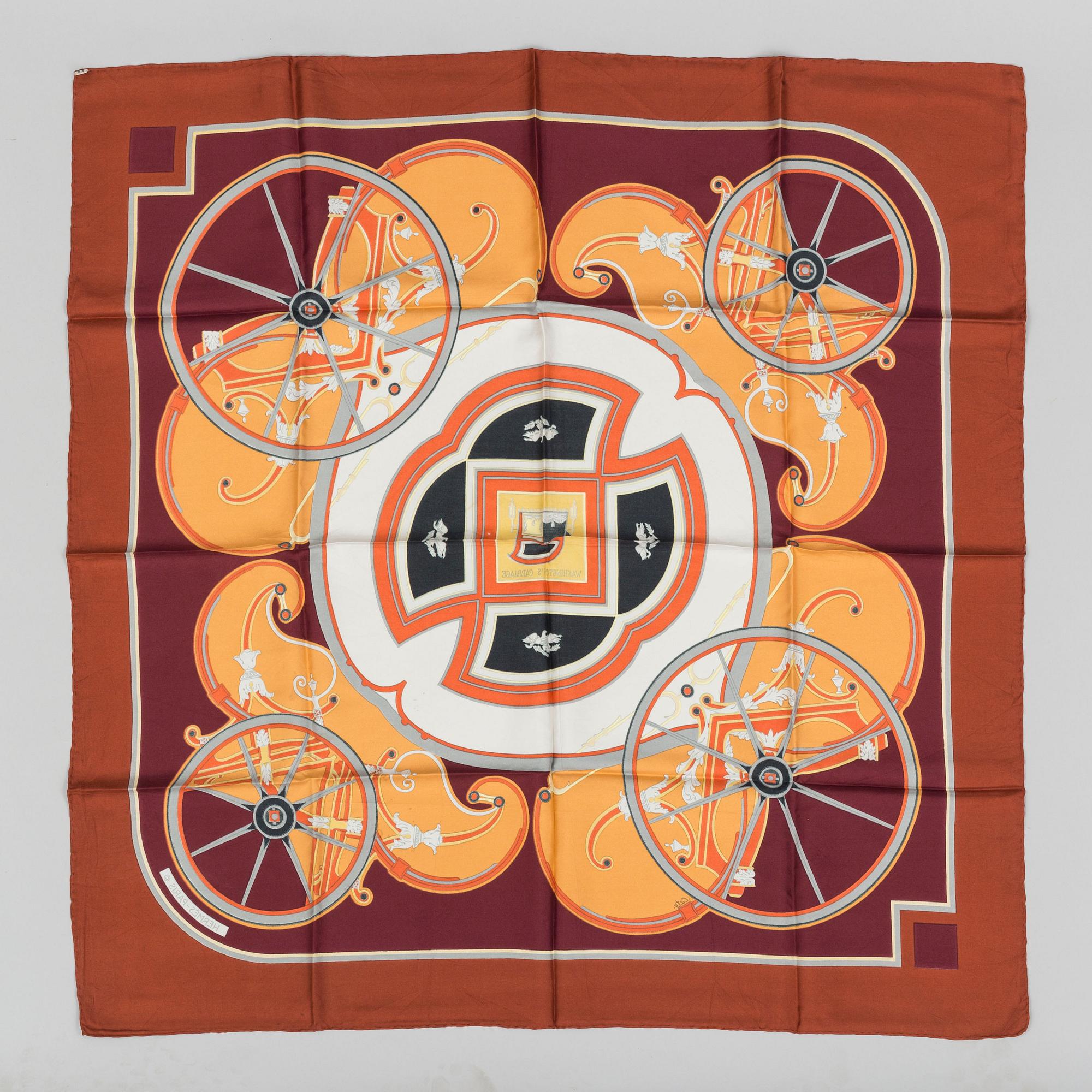SCARF, "Washington carriage", Hermès.