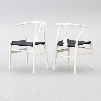 Hans J. Wegner, chairs, 6 pcs, model CH24, "The Wishbone Chair," Carl Hansen & Son, Denmark.