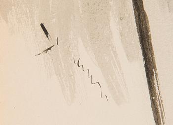 Helene Schjerfbeck, Lutande Mansmodell.