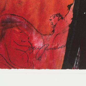 MIKAEL PERSBRANDT, a colour lithograph, signed.