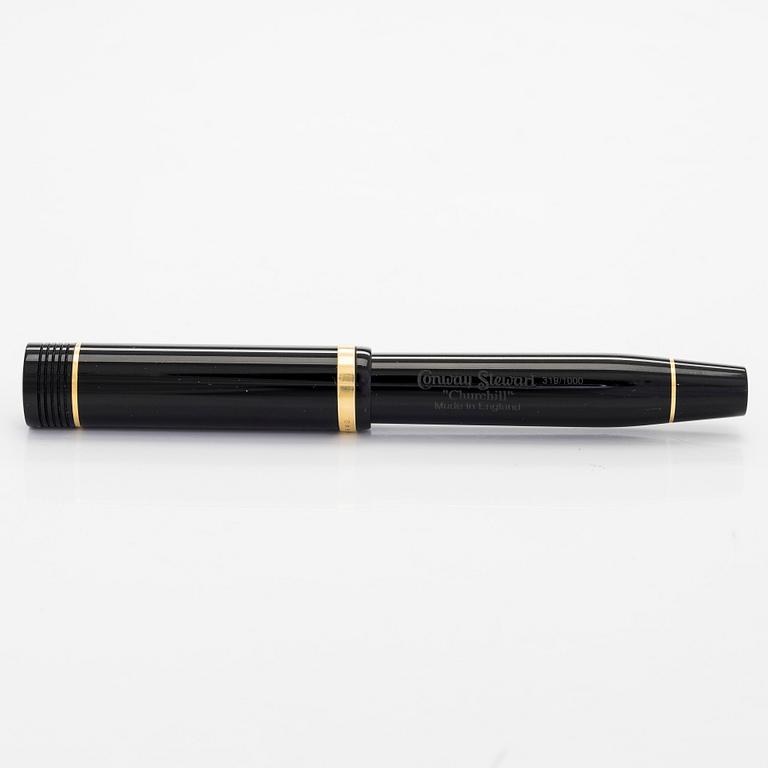Conway Stewart, mustekynä, ”Churchill”, limited edition, 1990-luku.