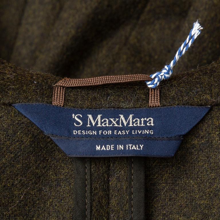 MAX MARA, wool jacket, french size 38.