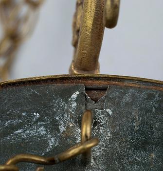 AMPEL, empire, tidigt 1800-tal. Höjd 75.