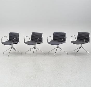 LIEVORE ALTHERR MOLINA, four 'Catifa' chairs, Arper.
