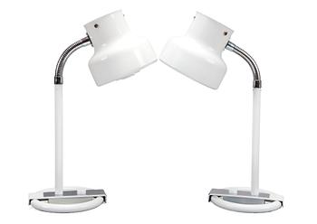 107. A PAIR OF TABLE LAMPS,