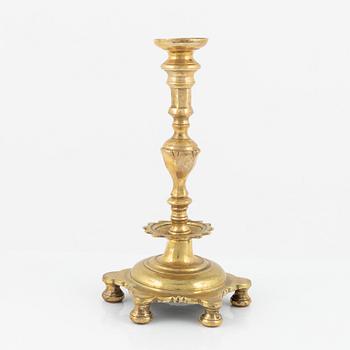 Ljusstake, troligen Flandern, Barock, omkring år 1700.