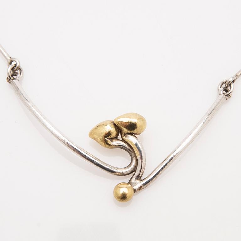 Ida Liedholm, Collier, sterlingsilver och 18k.