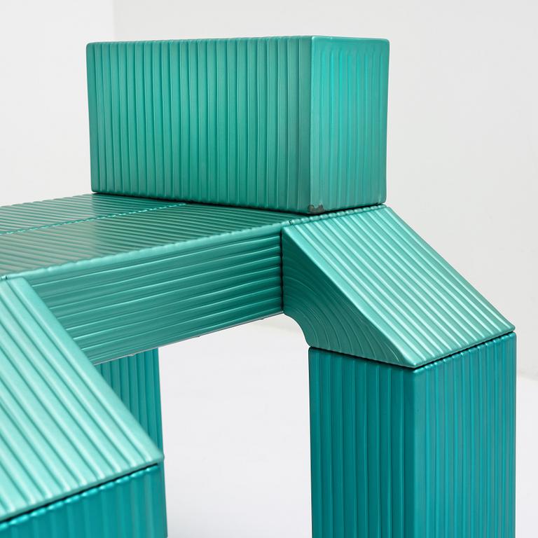 David Taylor, a unique easy chair, "Striped Chair", Studio Mellösaverken, Sweden, 2025.