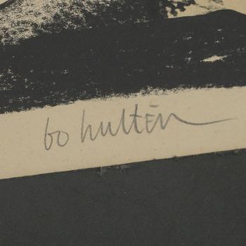 BO HULTÉN, lithograph in colours signed and numbered 301/700.