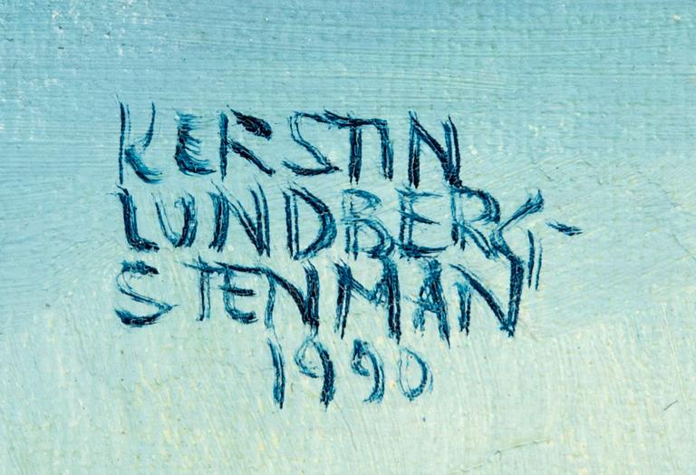 Kerstin Lundberg-Stenman, Kvinna med påfågel.