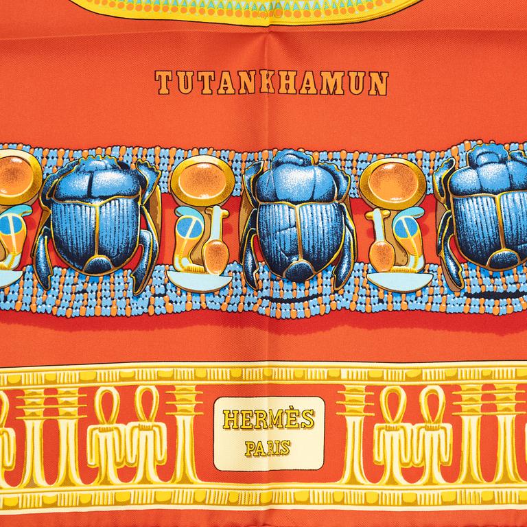 Hermès, scarf, "Tutankhamun".