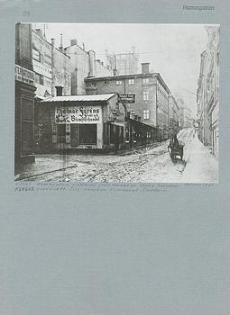 Eva Bonnier, Vy från Eva Bonniers ateljé vid Hamngatan 1, Stockholm.