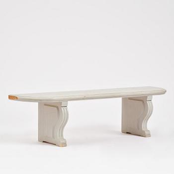 A Gustavian-style bench, 20th century.