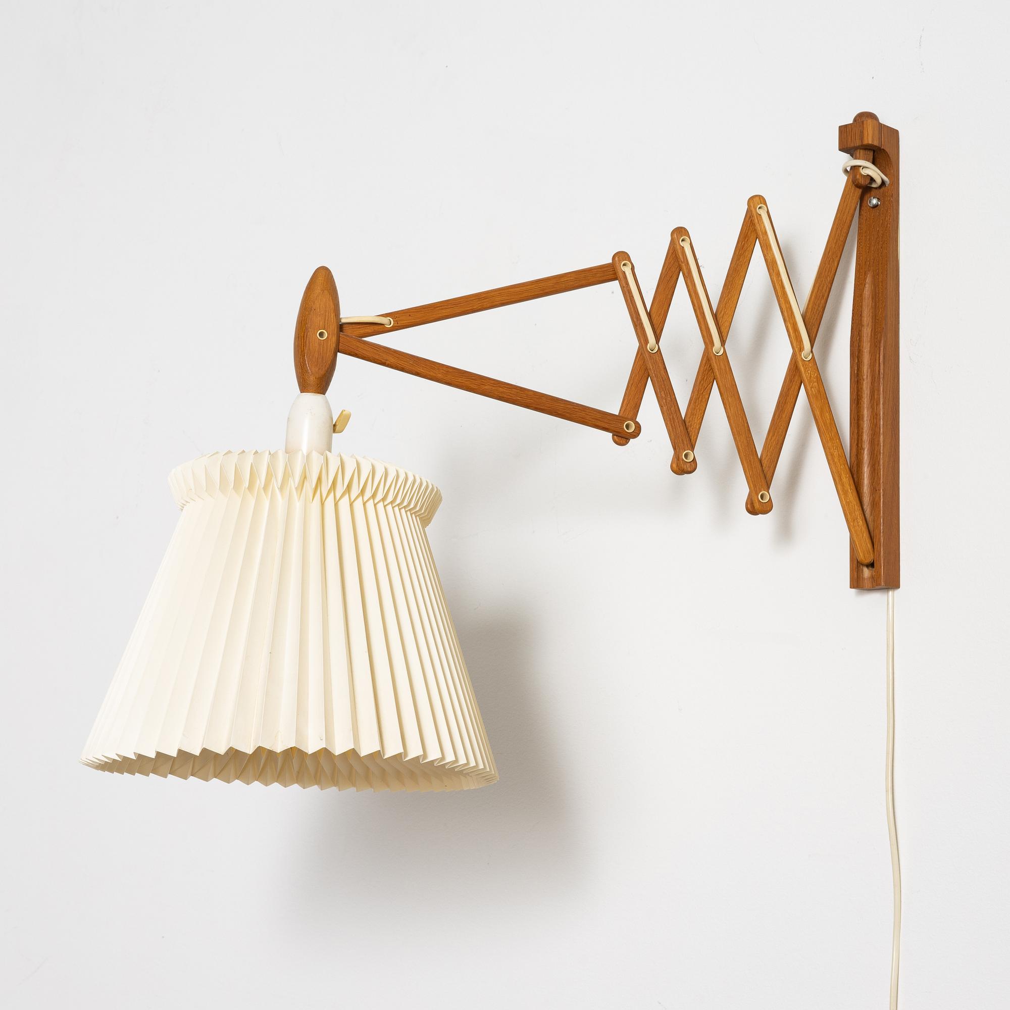 Erik Hansen, wall lamp, "Sax lamp", 1960s.