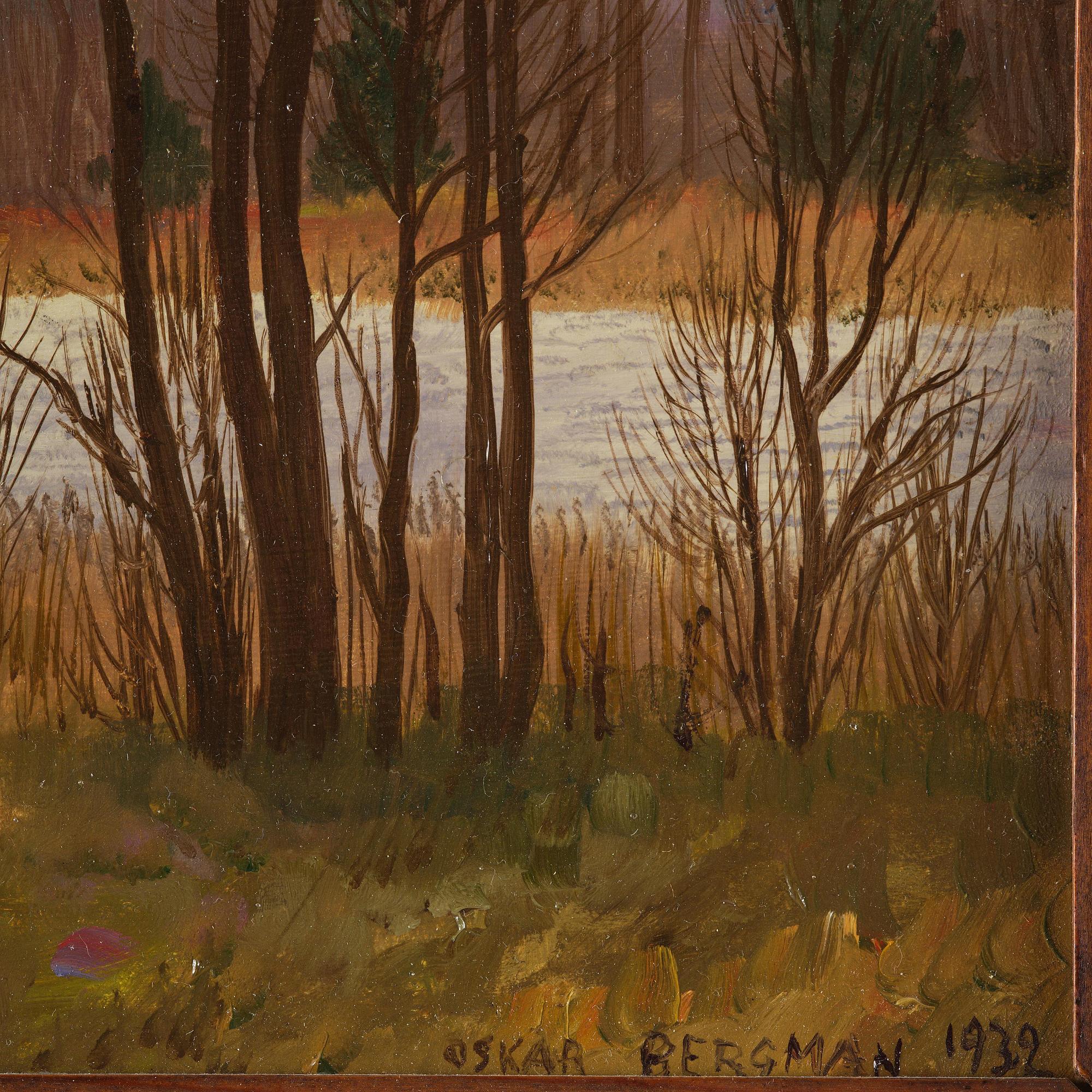 Oskar Bergman, "Vintersol, Neglinge".