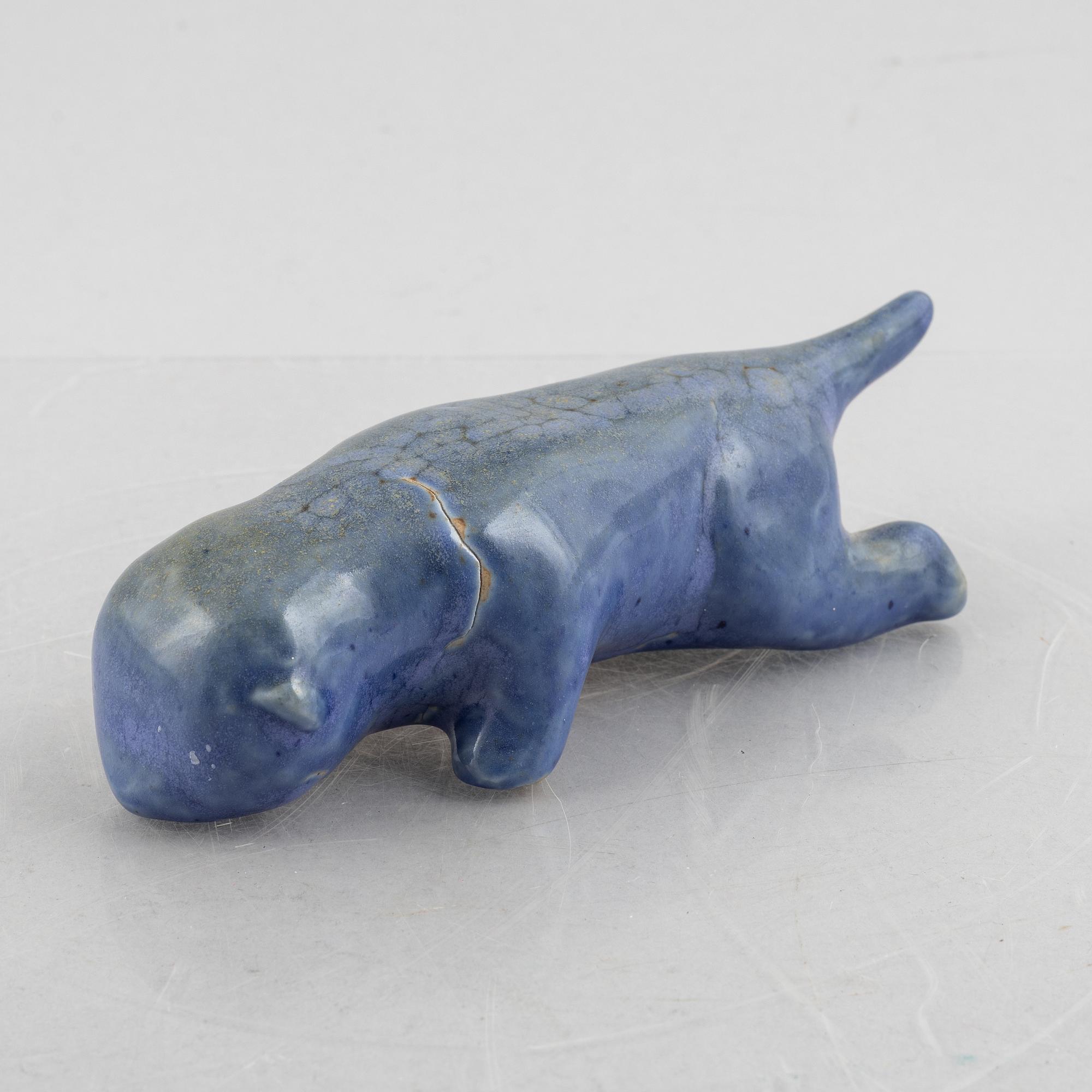 Ulla Kraitz, two stoneware sculptures, own studio, Fogdarp.