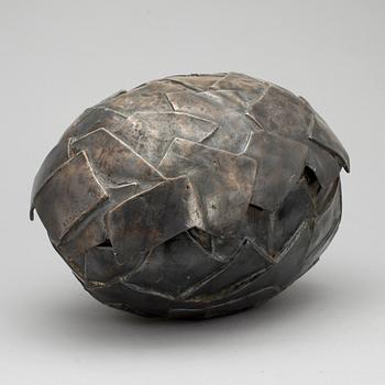 OSA SCHERDIN, skulptur, vitmetall. Signerad.