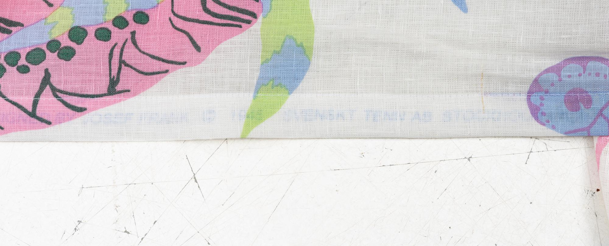 Josef Frank, gardinvåder, ett par, "Hawaii", Firma Svenskt Tenn.