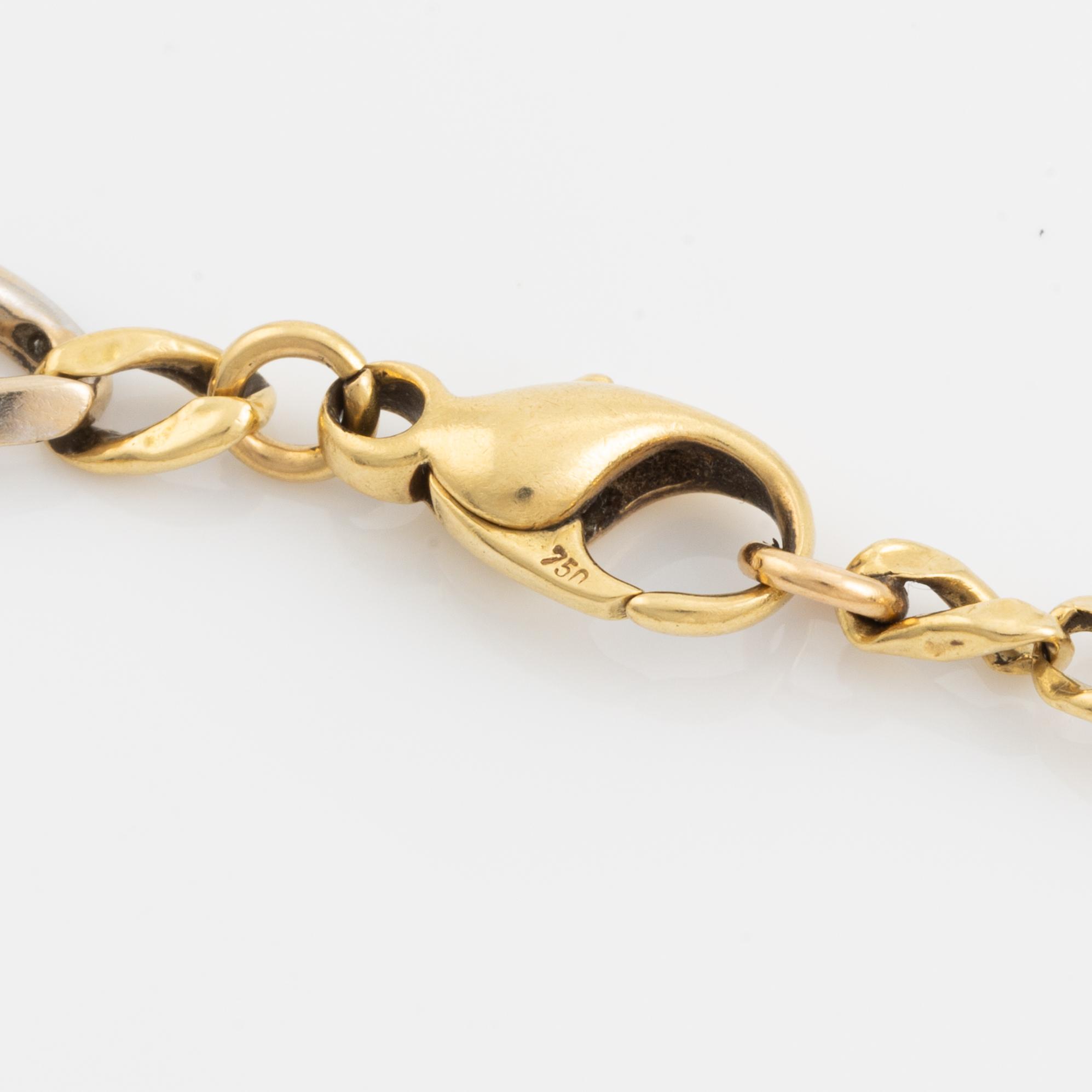 Armlänk, 18K guld,
