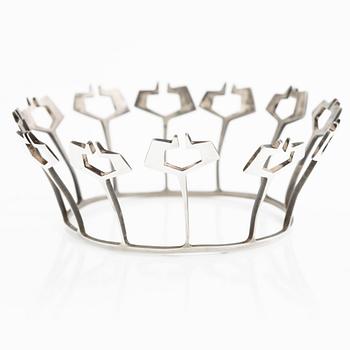 PA Lundahl-Terrs, a crown, two bracelets, a brooch, a earring, and a pendant, silver, Stockholm and Växjö, among others 1961.