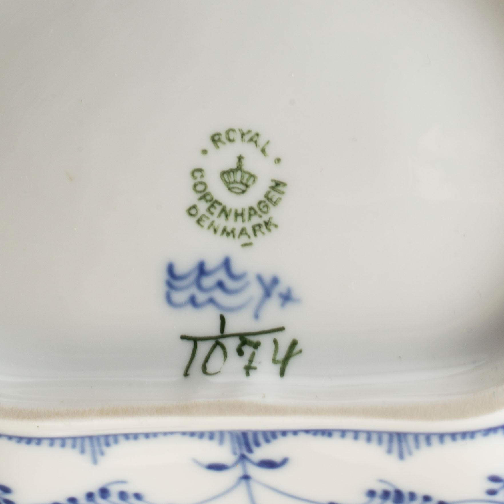 A Royal Copenhagen part service, 11 pieces.