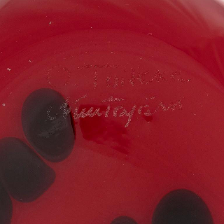 Oiva Toikka, A glass bird, 'Dalma', signed O. Toikka Nuutajärvi.