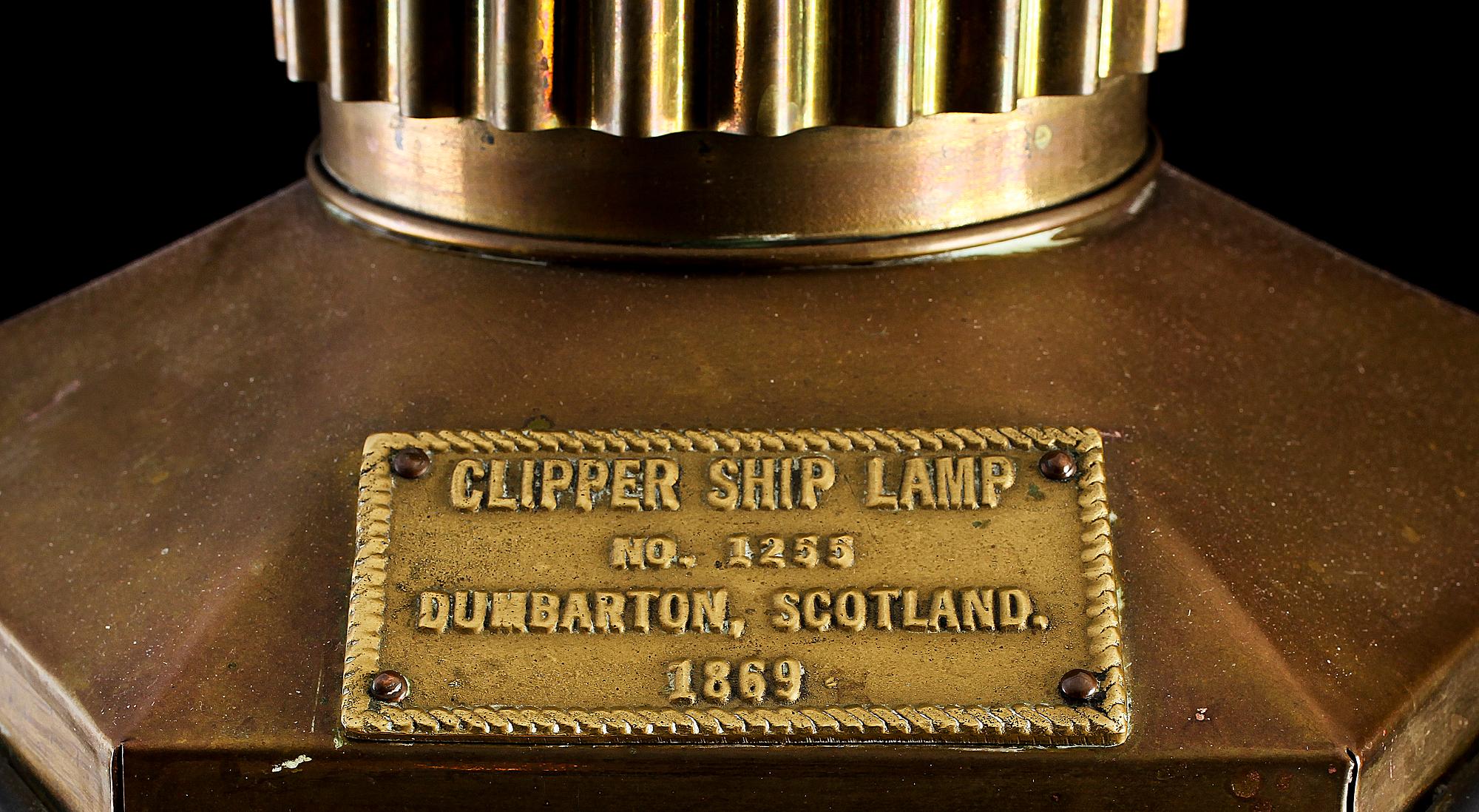 SKEPPSLYKTA, gulmetall, 1900-tal.
