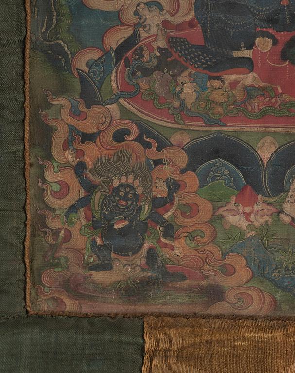 A Vajrabhairava Thangka, Tibet, late 19th century/around 1900.
